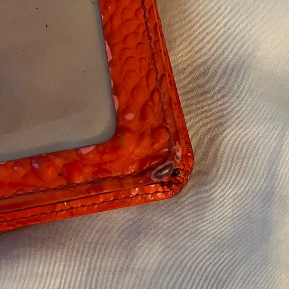 Brahmin Embossed Leather Mini Wallet - Picture 8 of 9